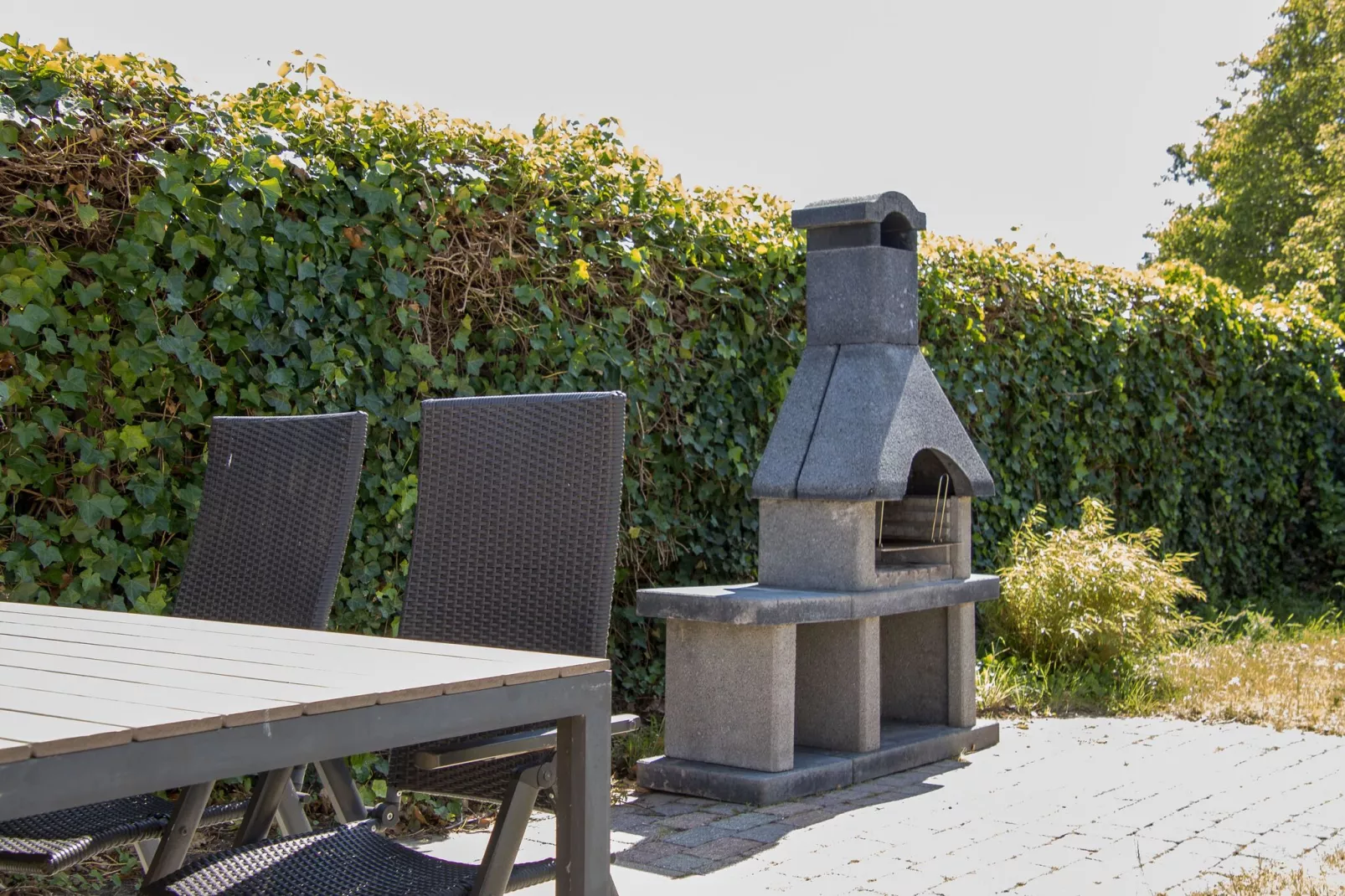 Julianahoeve - Chalet aan zee en duinen-Tuinen zomer