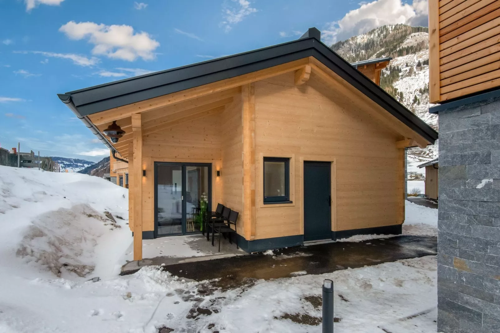 Golden Lodges Type 75 - APP 6 pers-Exterieur winter