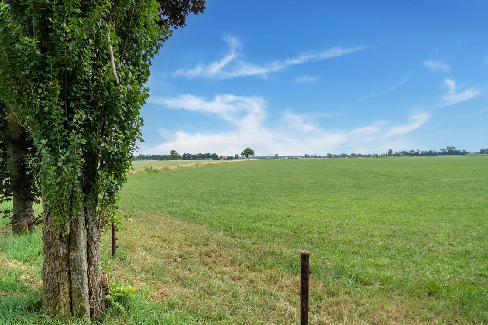 Hoeve Grenszicht-Gebieden zomer 5km