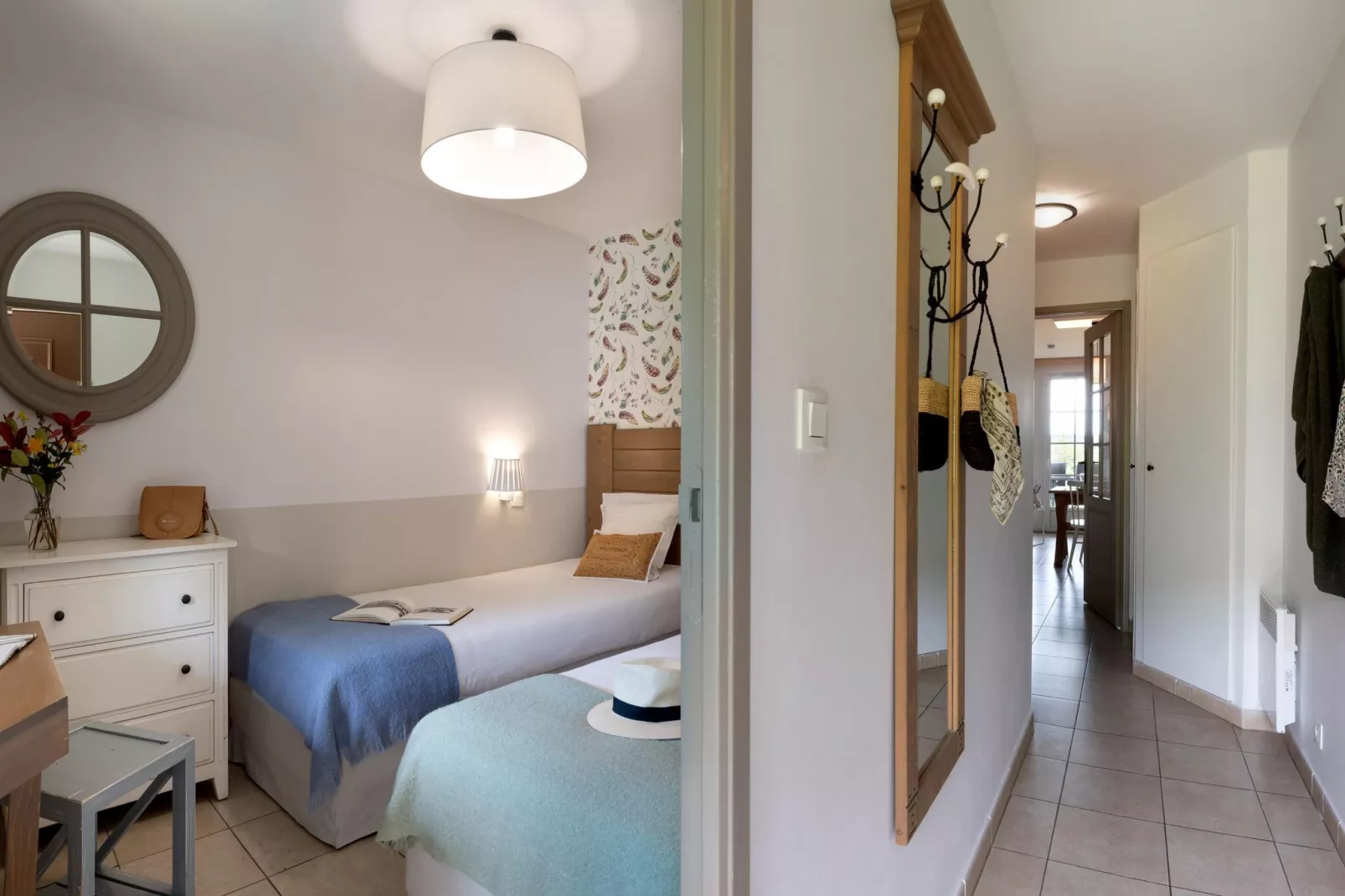 Residence & Spa Houlgate   24 Standard Apt 4 p - 1 bedroom-Slaapkamer