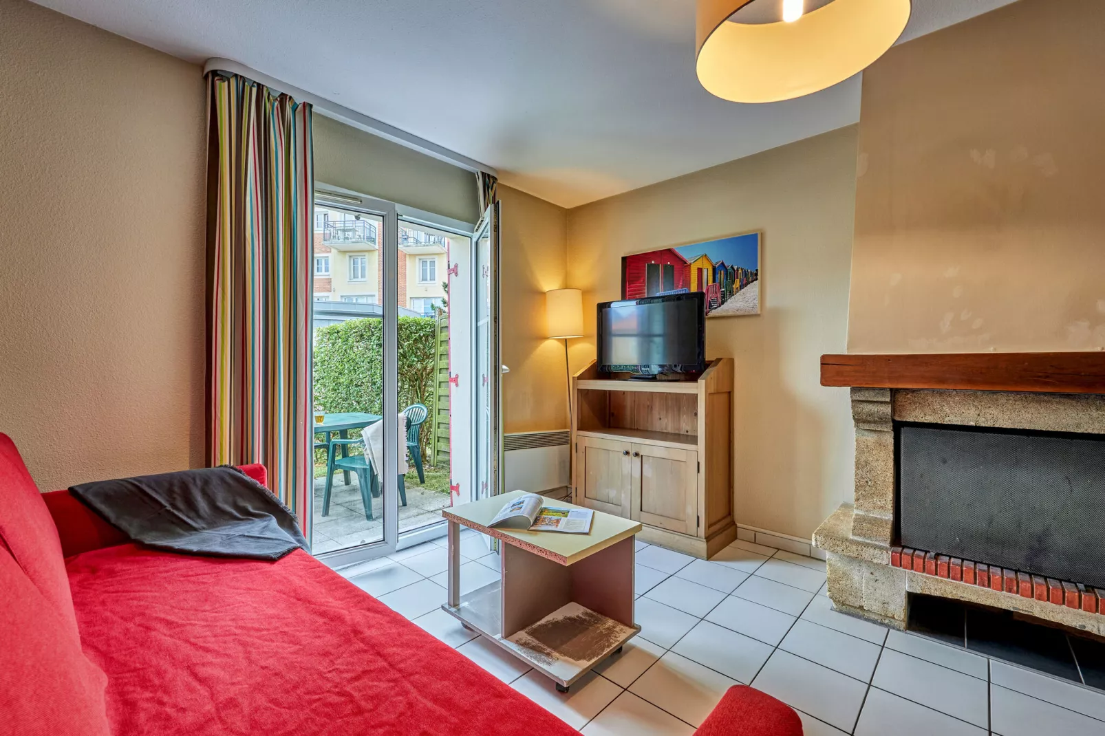 Residence Port Guillaume Dives-sur-Mer   M6 Standard House 6 p - 2 bedrooms - duplex - terrace-Woonkamer