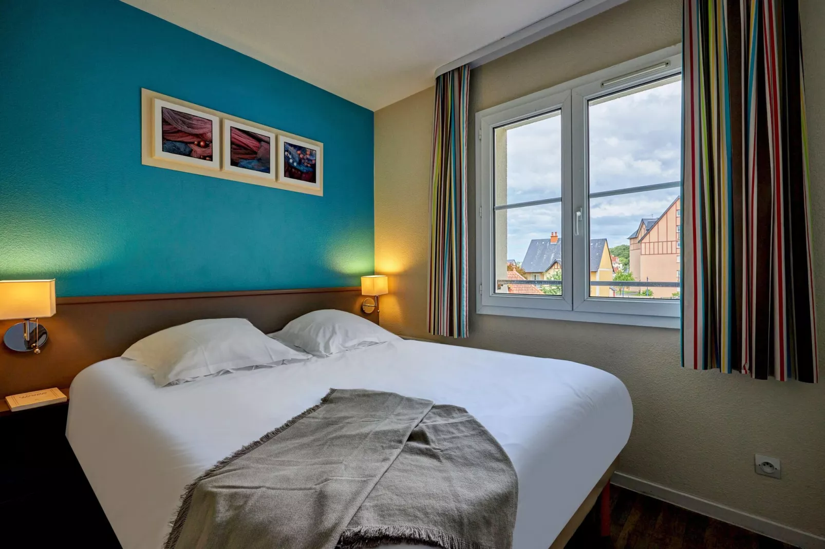 Residence Port Guillaume Dives-sur-Mer   M6 Standard House 6 p - 2 bedrooms - duplex - terrace-Slaapkamer