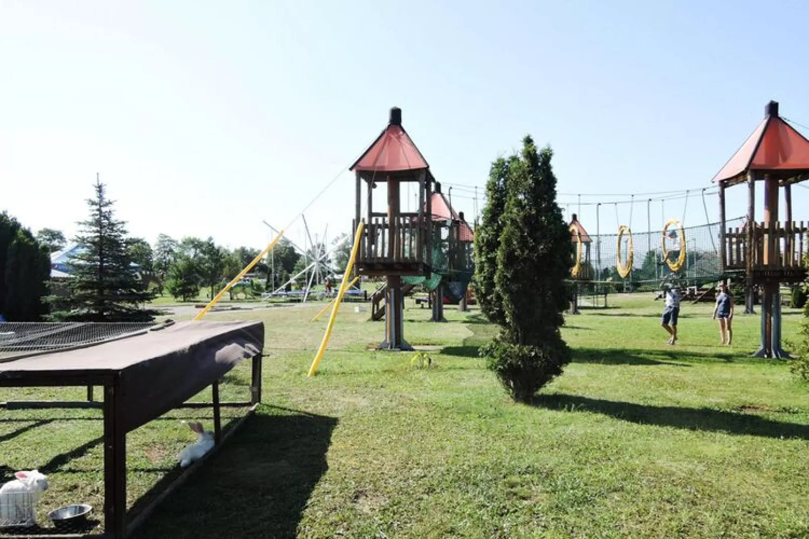 Bungalow Wrzosowo Ptasi Zakatek BON-Tuinen zomer