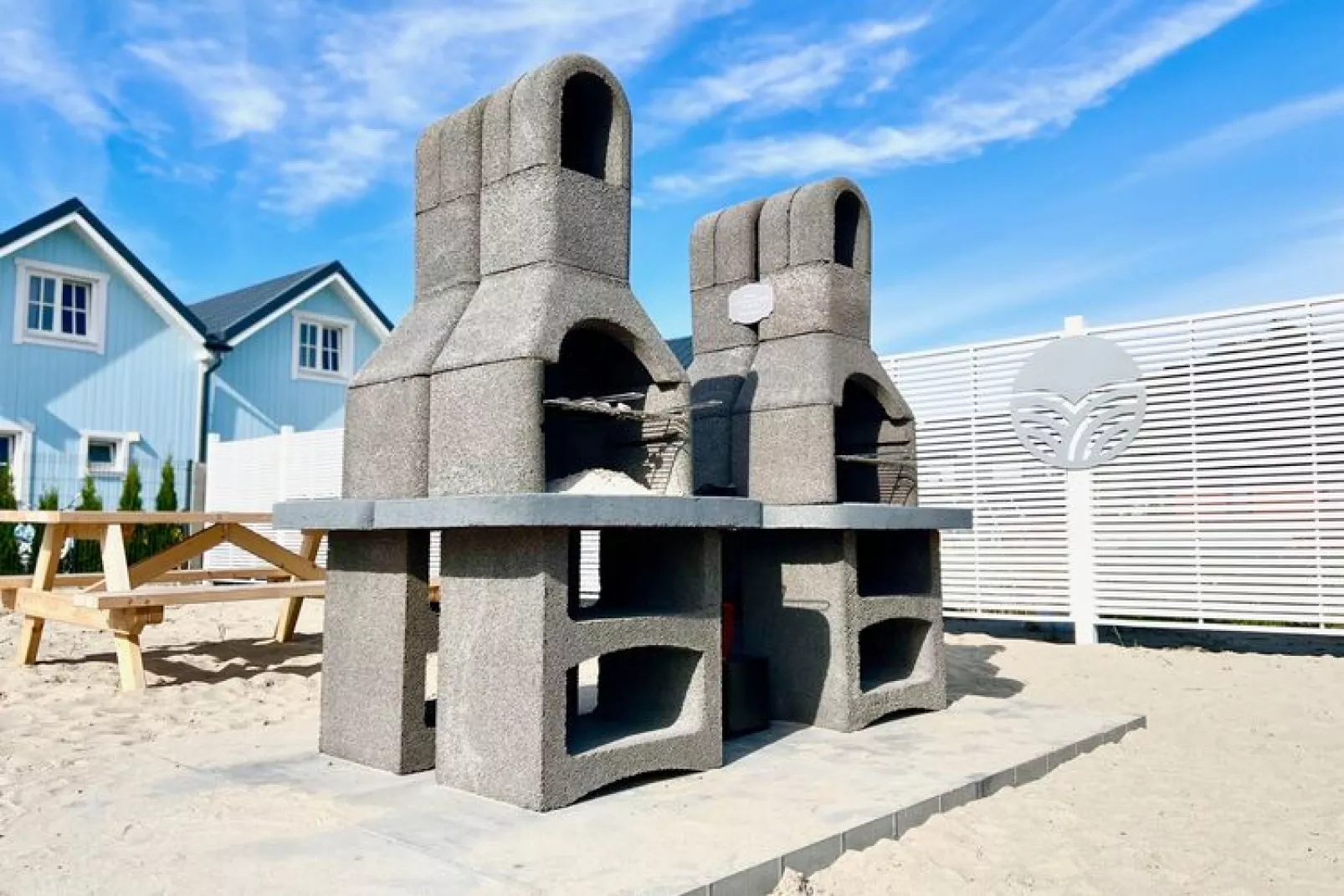 Holiday complex, Mielno-TYP B (max 6 Erw. + 2 Kind.) = TYP A (Kontipool)-Tuinen zomer