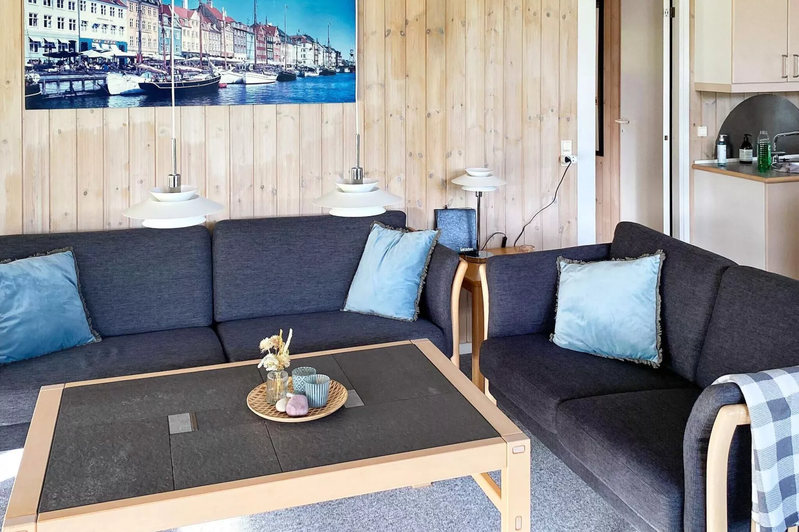 Charmant vakantiehuis in Jerup met gratis WiFi-Binnen