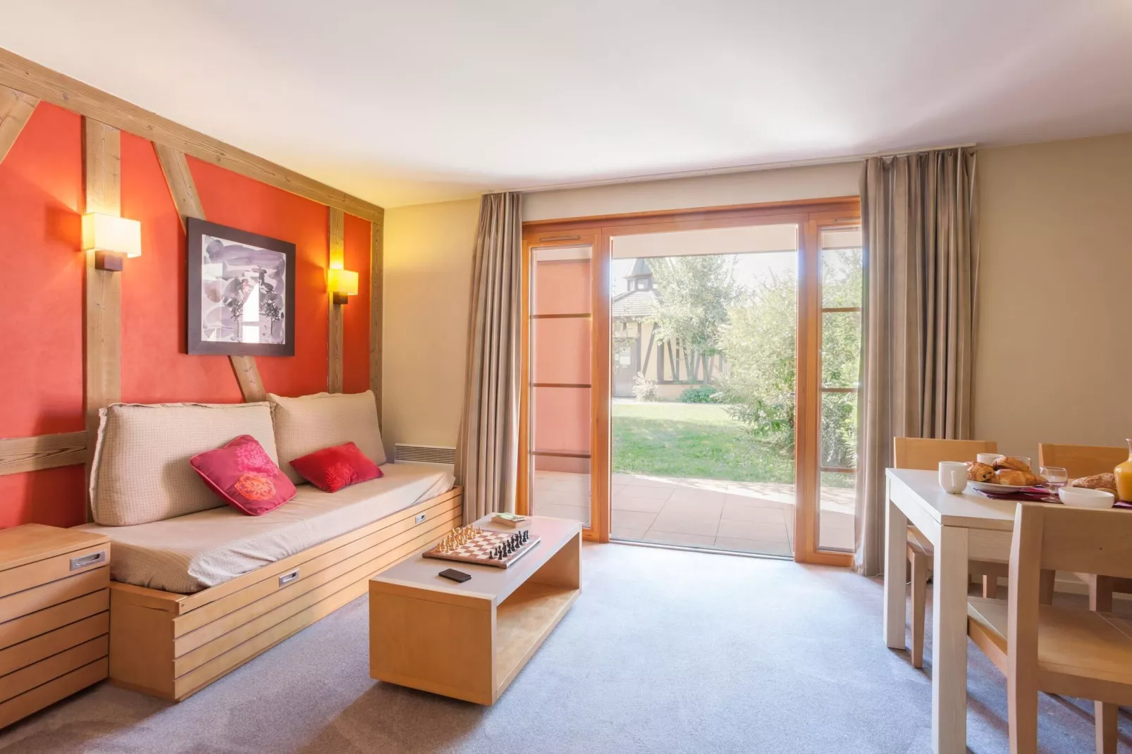 Residence Le Clos d'Eguisheim Eguisheim  27 Standard - Apt 6 p - 1 bedroom - 1 sleeping alcove-Woonkamer