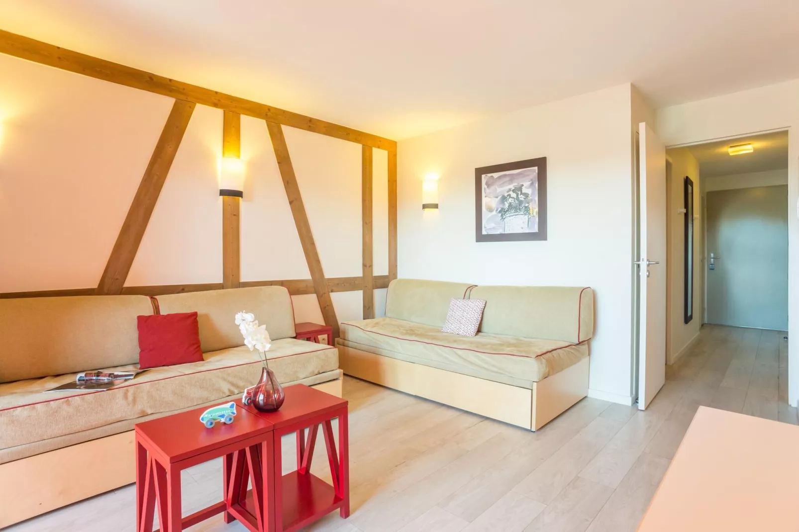 Residence Le Clos d'Eguisheim Eguisheim  27 Standard - Apt 6 p - 1 bedroom - 1 sleeping alcove-Woonkamer