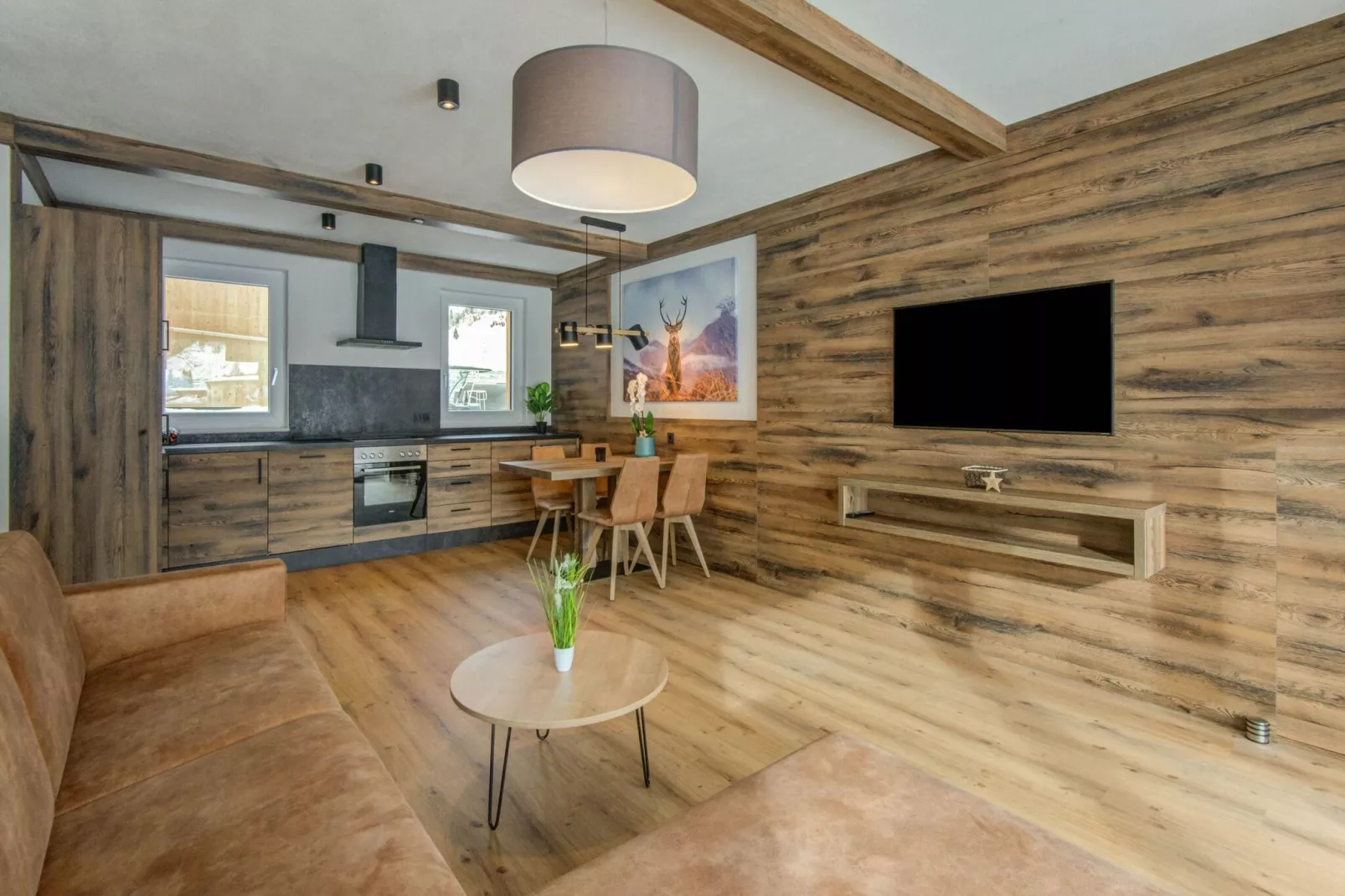 Golden Lodges Type 75-Woonkamer