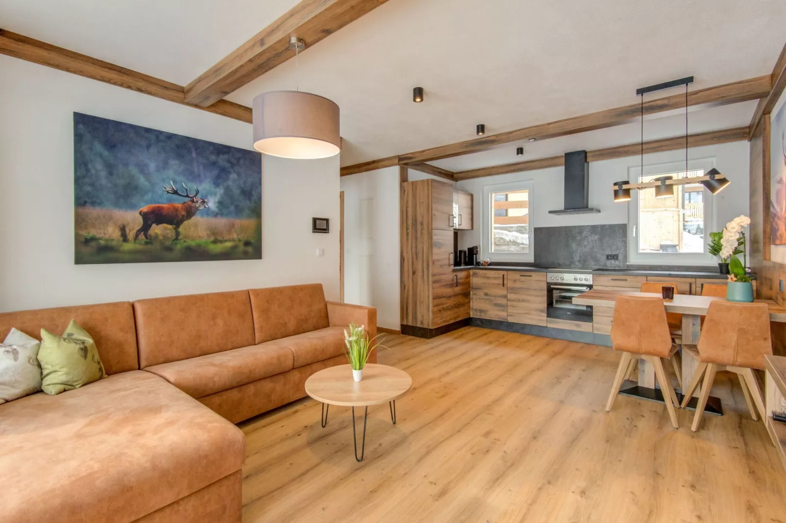 Golden Lodges Type 75-Woonkamer