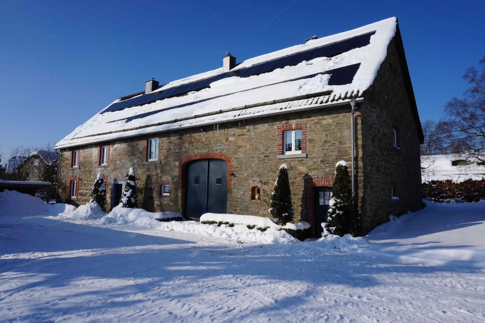 Domaine des Bouts de Fagnes-Exterieur winter