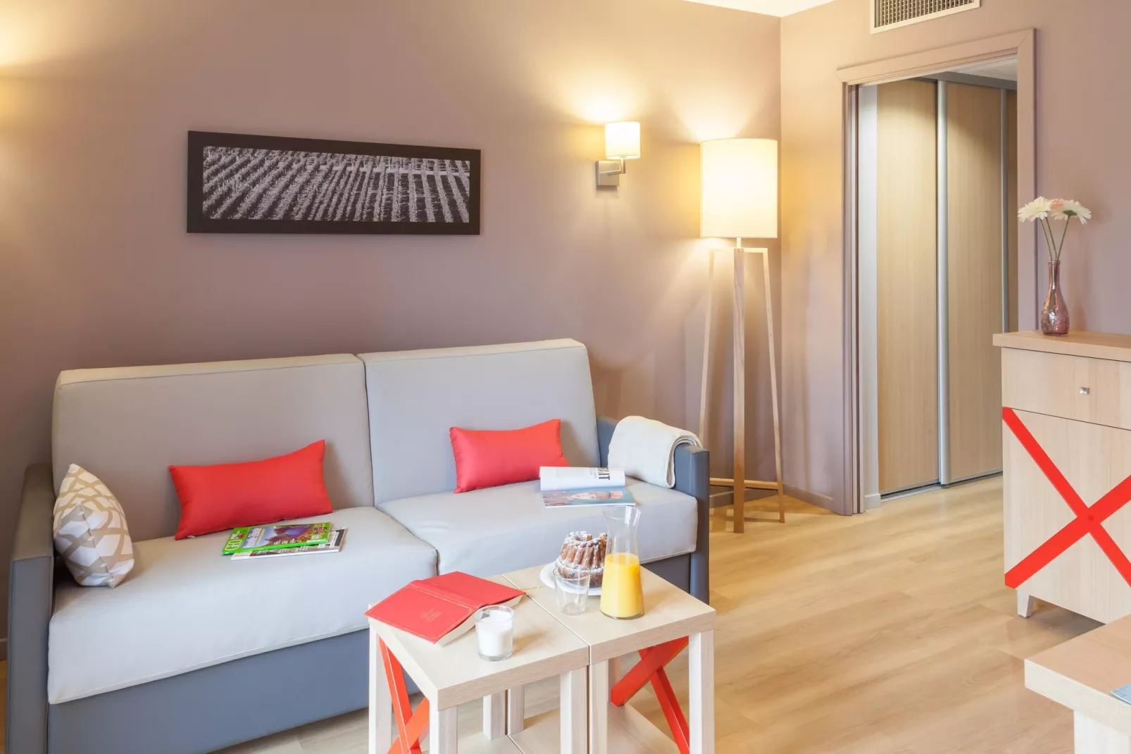 Residence La Petite Venise Colmar - 24 Standard Apt 4 p - 1 bedroom-Woonkamer