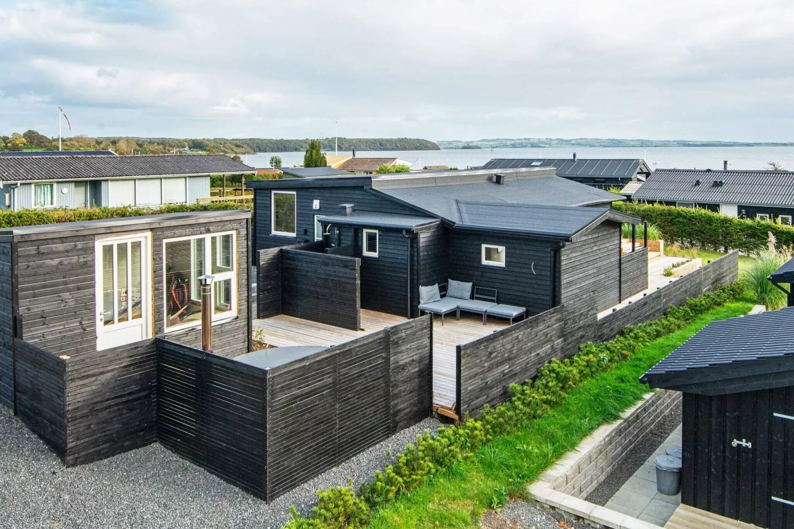 4 sterren vakantie huis in Rønde-Buitenlucht