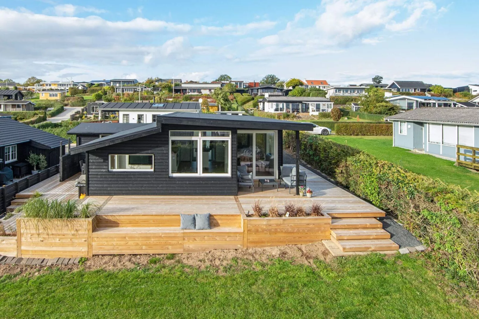 4 sterren vakantie huis in Rønde-Uitzicht