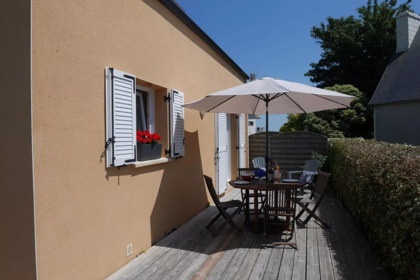 Ferienhaus Plounéour-Brignogan-Plages-Terrasbalkon