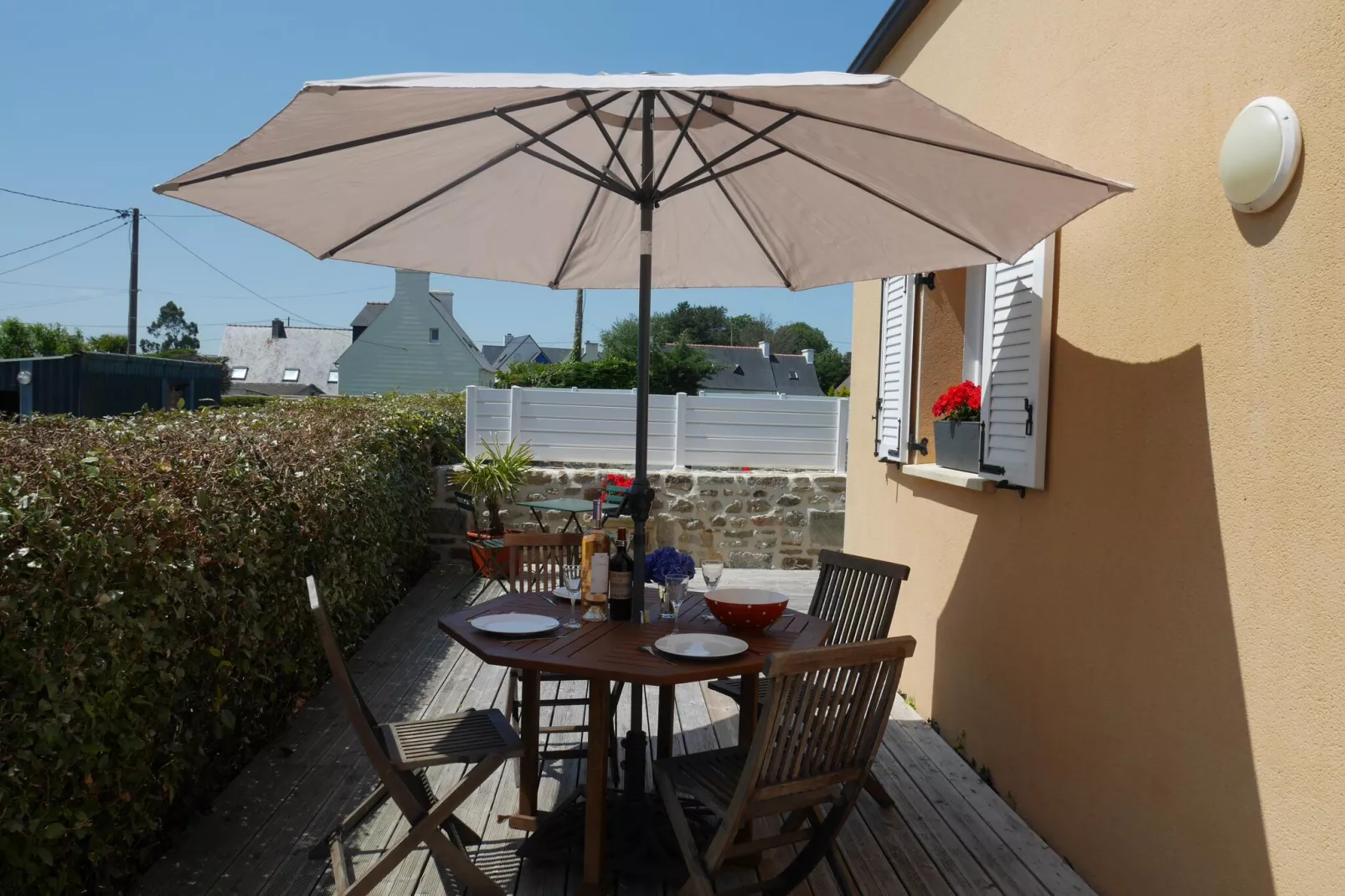 Ferienhaus Plounéour-Brignogan-Plages-Terrasbalkon