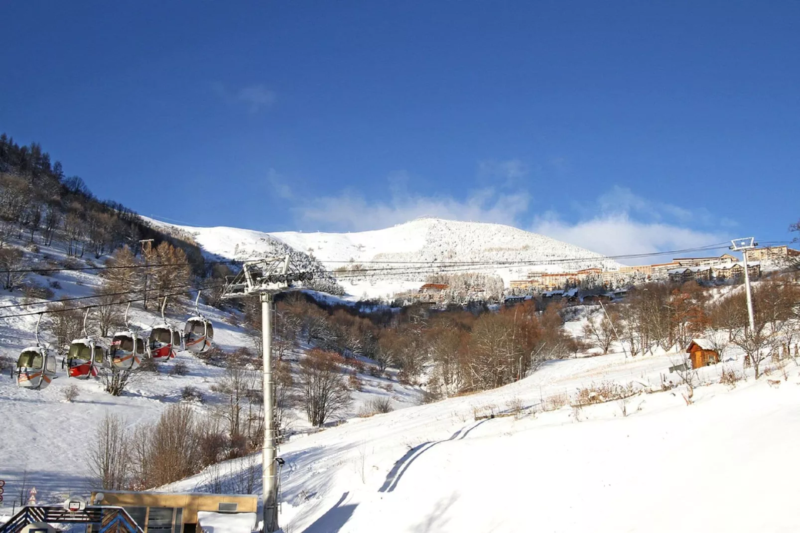 Chalet de Sarenne-Gebied winter 1km