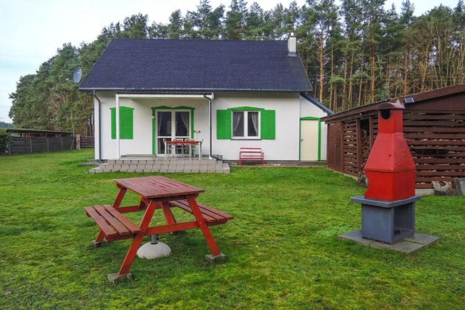 Holiday home Nowe Warpno Jagoda for 8 persons-Buitenkant zomer