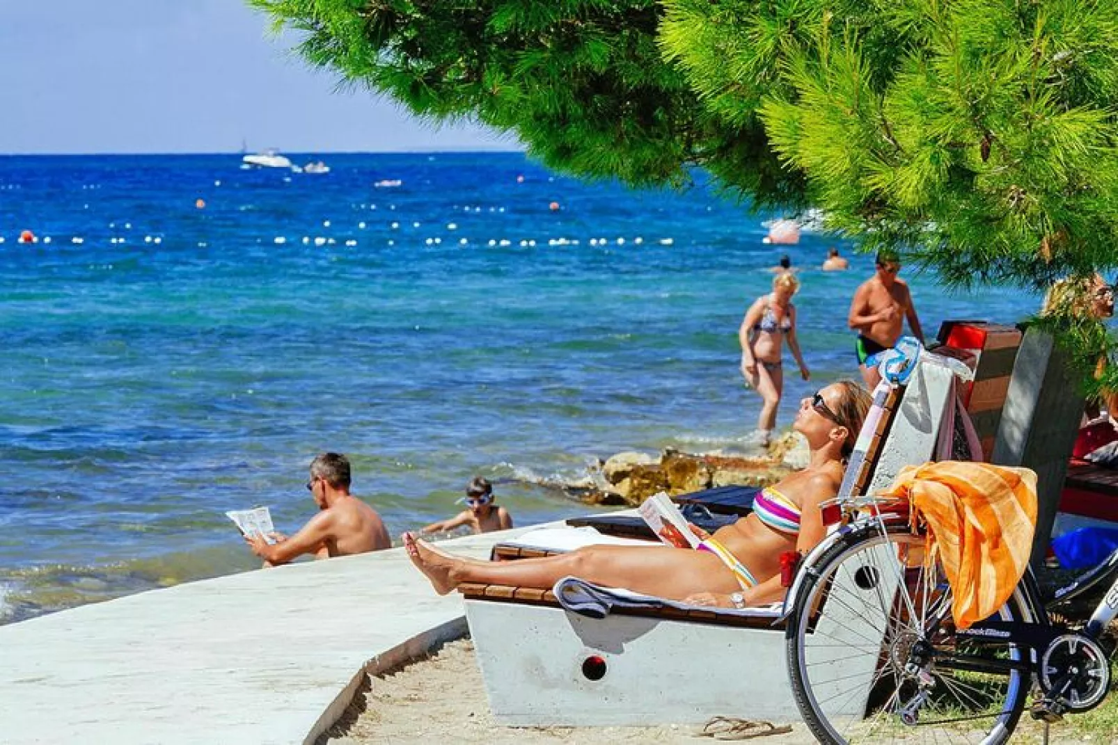 Zaton Holiday Resort Zaton-Nin-2-Raum-App AP/4 - 3 Sterne - 29 qm für 4 Pers-Waterzicht