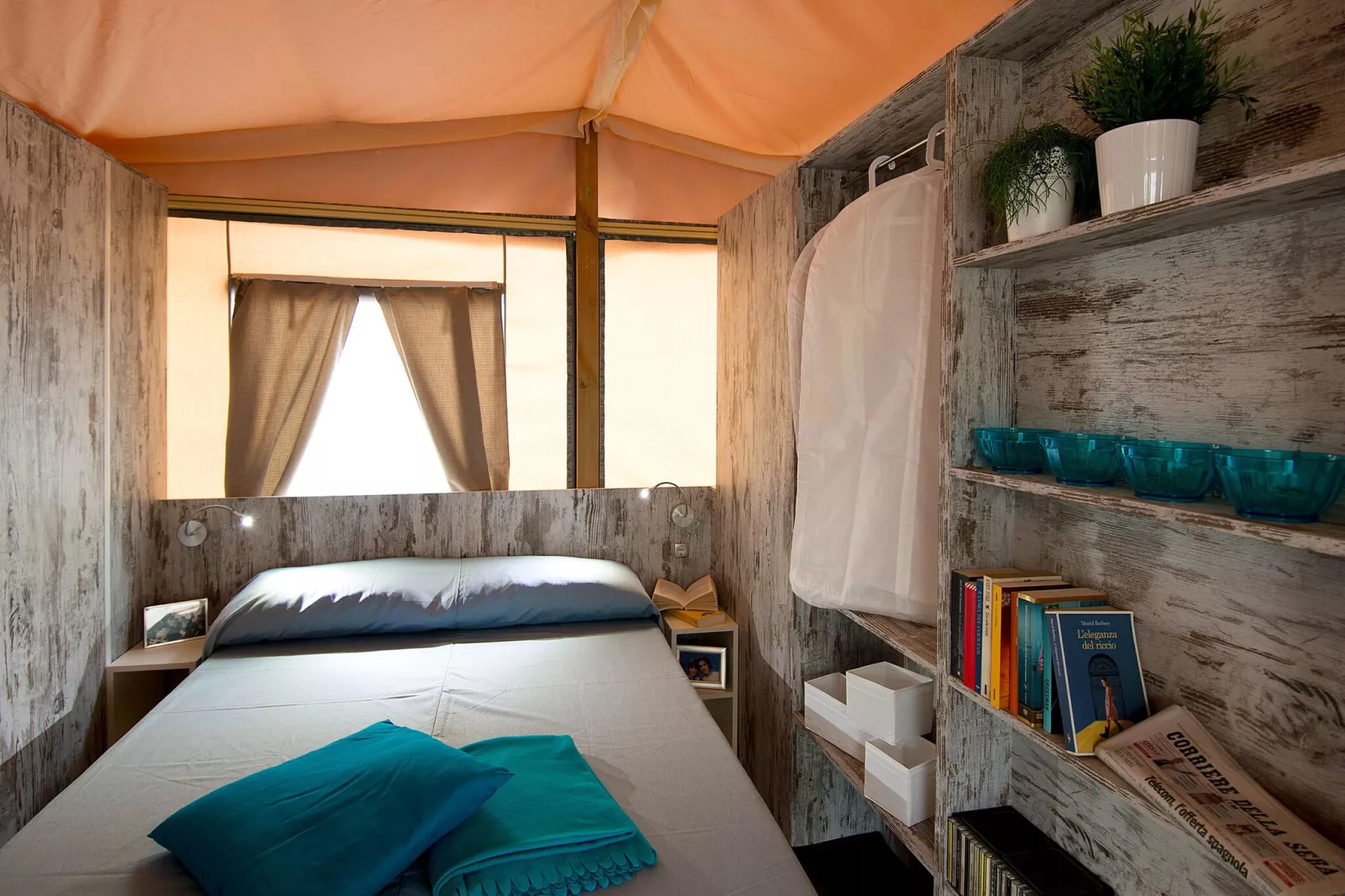 Zaton Holiday Resort - Glamping Tent 4 & 1 ca 41 qm für 5 Pers-Slaapkamer