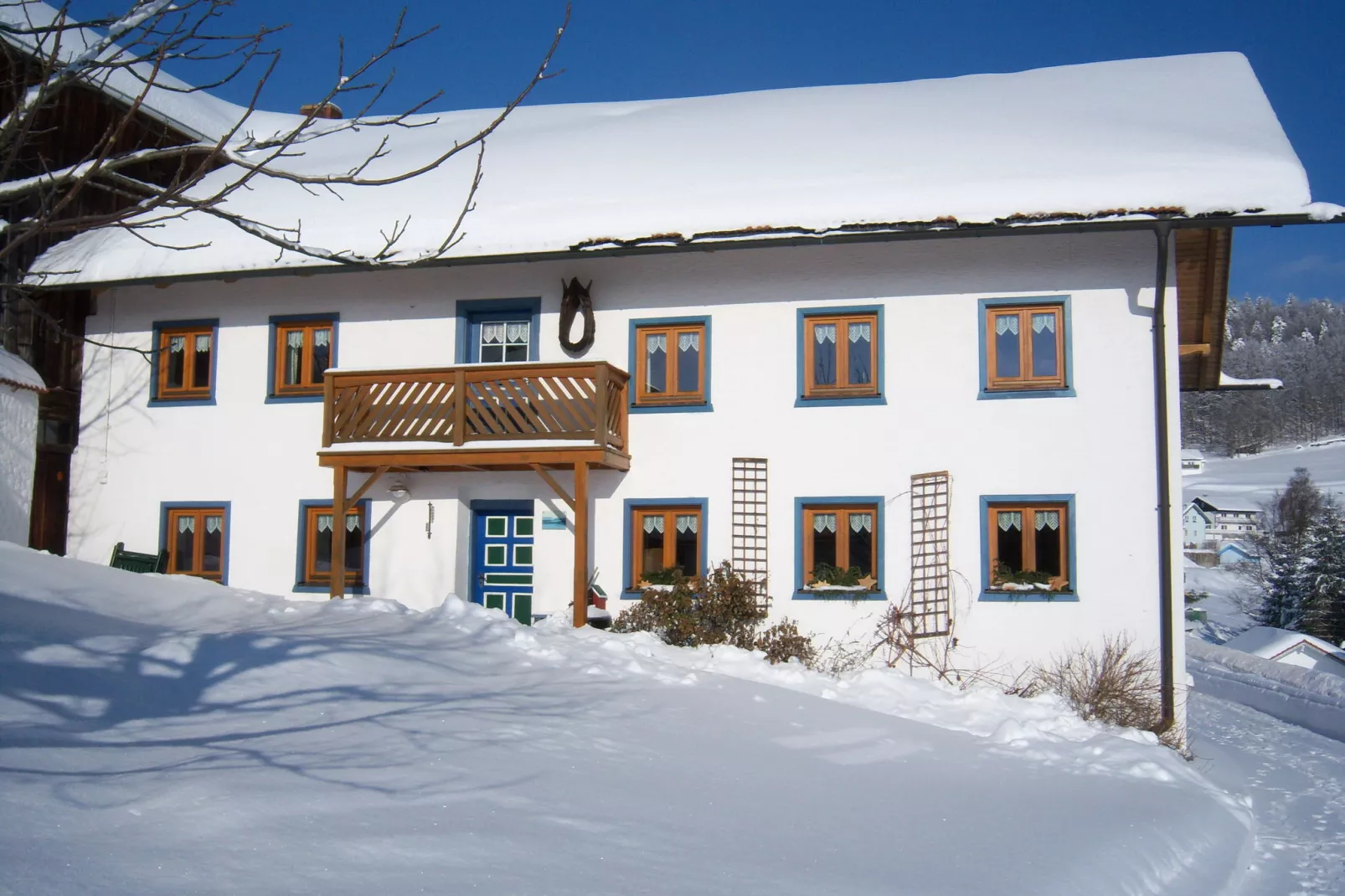 Ferienhaus Weitblick-Exterieur winter
