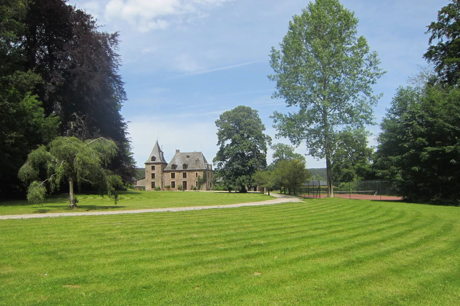 Castel Bodeux-Tuinen zomer