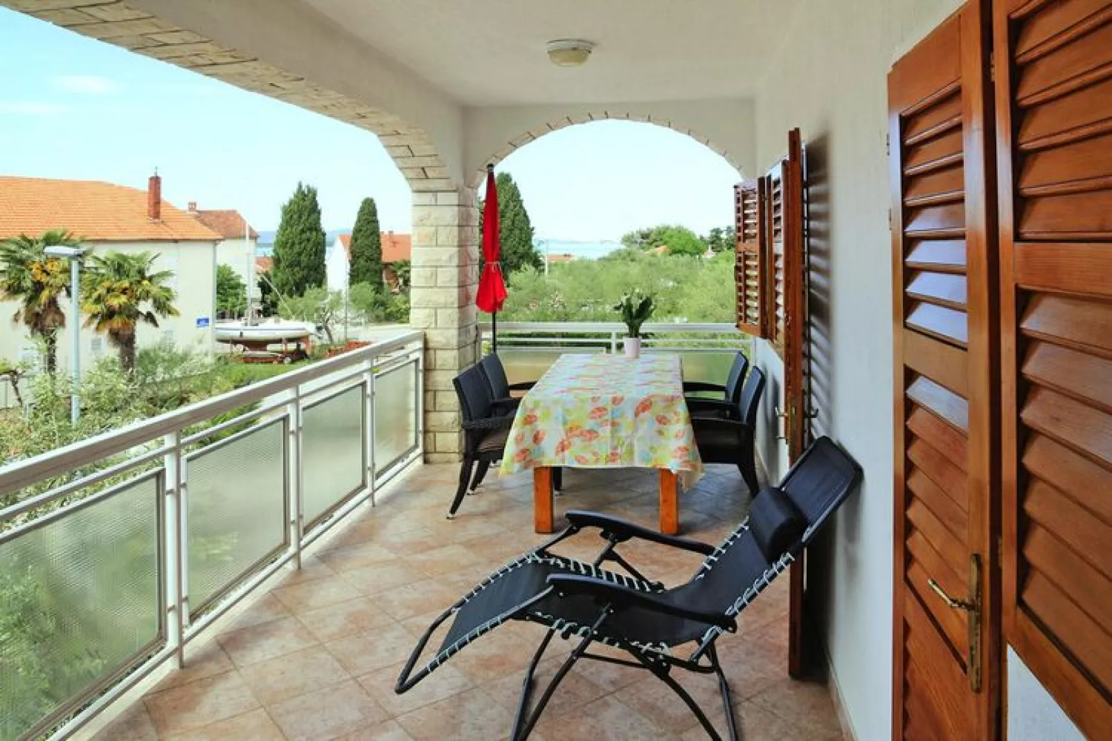 Apartments Adelheid, Biograd-Typ A5A im EG, ca. 60 qm, für 5 Pers.