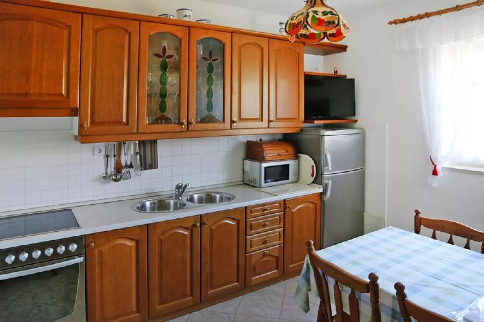 Apartments Adelheid, Biograd-Typ A5A im EG, ca. 60 qm, für 5 Pers.-Keuken