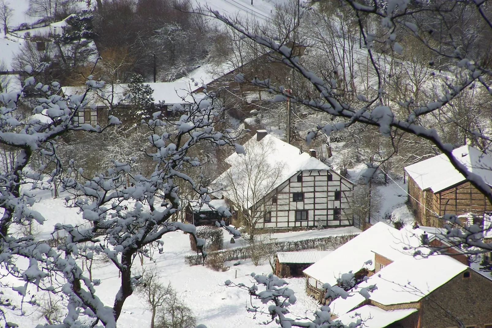 Au Pré Fleuri-Uitzicht winter
