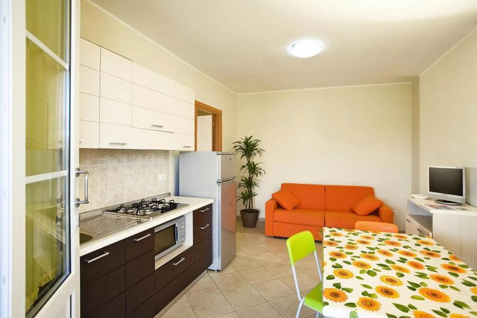 Holiday residence Rosa dei Venti Type Bilocale 3 piano terra grecale-Keuken