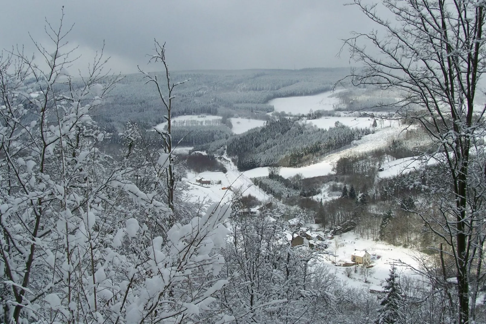 Au Pré Fleuri-Gebied winter 1km