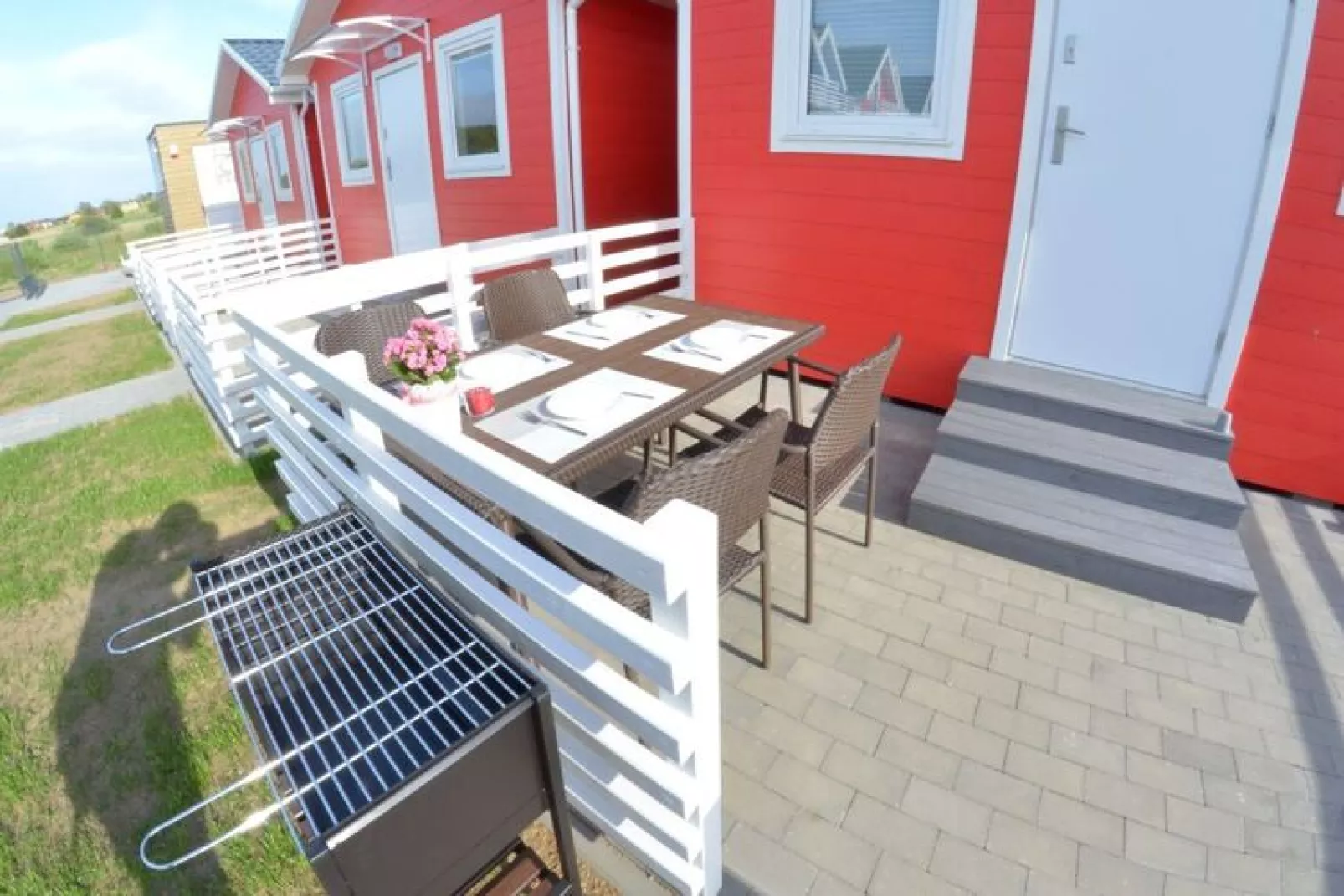 Domki wakacyjne parterowe Sarbinowo-Terrasbalkon