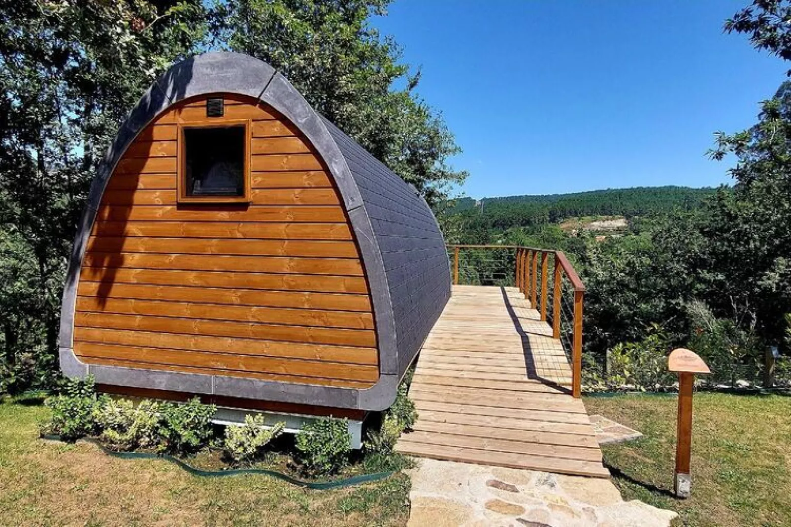 Holiday residence Green Paradise Glamping / Bungalow for 2 pers with terrace-Buitenlucht