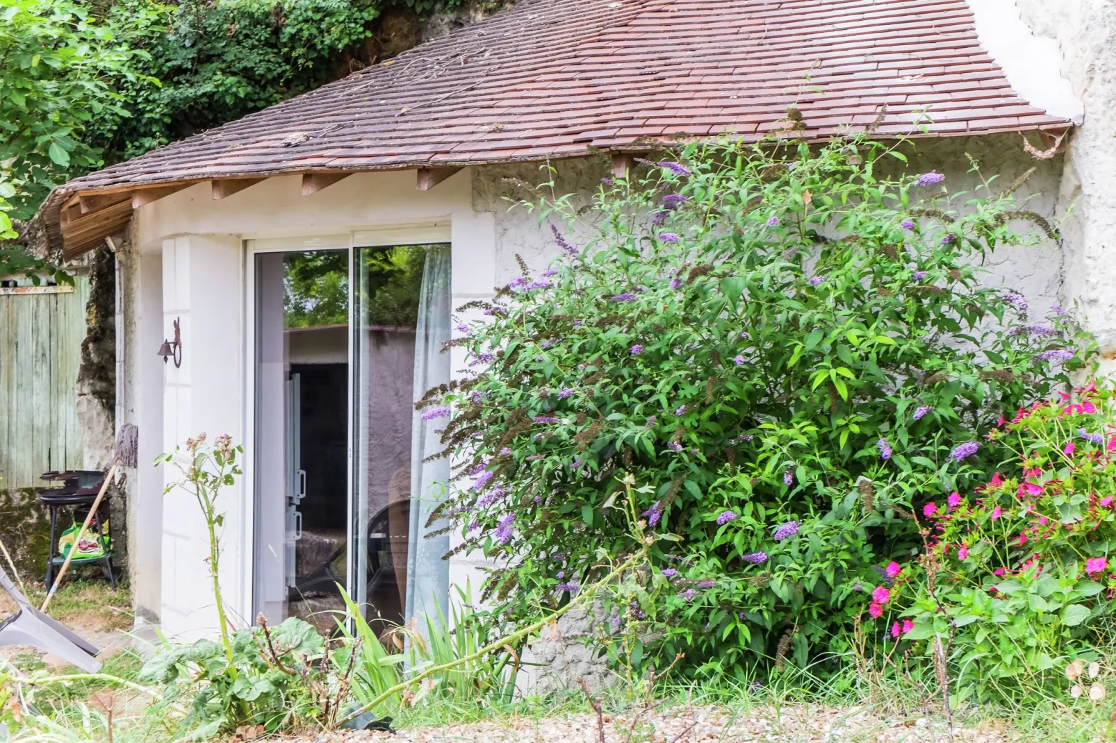 Maison troglodyte - Châteaux de la Loire-Buitenkant zomer