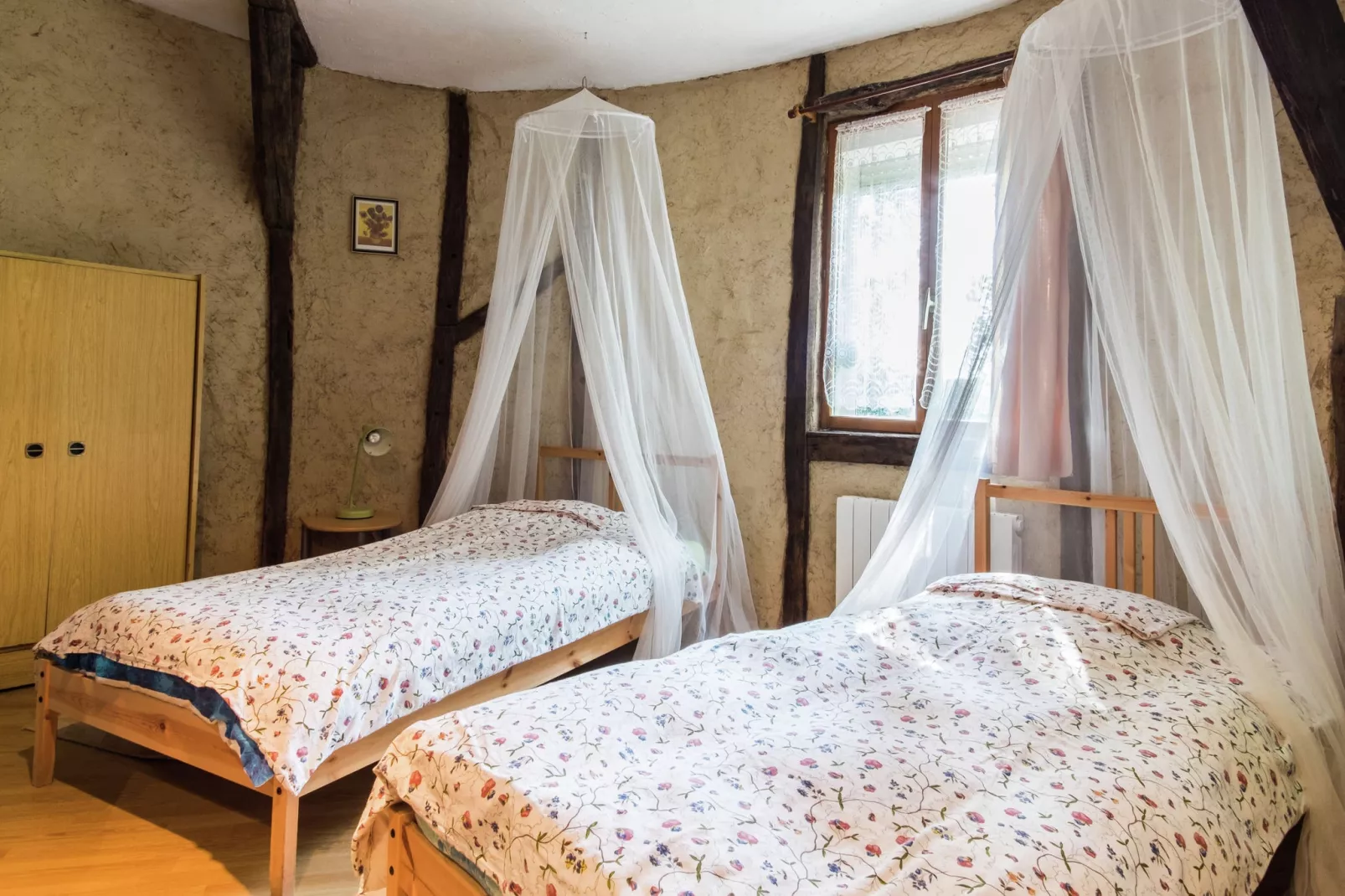 Maison troglodyte - Châteaux de la Loire-Slaapkamer