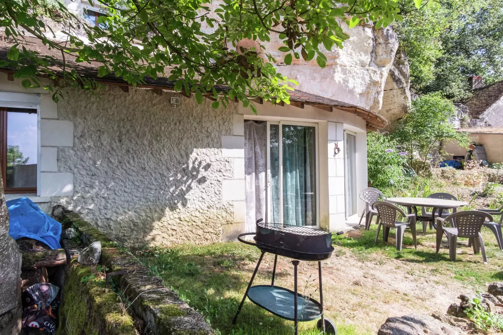 Maison troglodyte - Châteaux de la Loire-Terrasbalkon