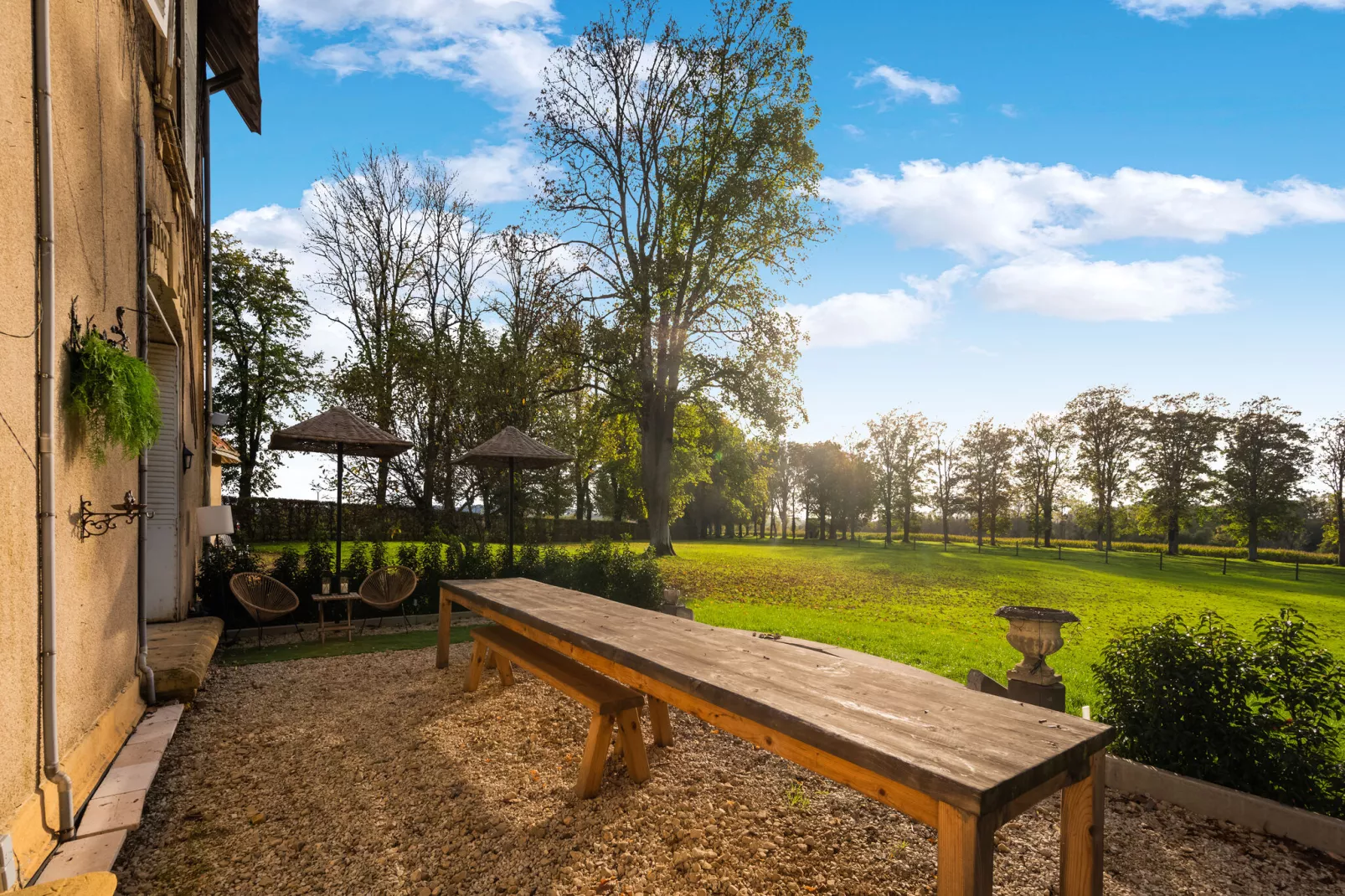 Villa La Belle-Uitzicht zomer