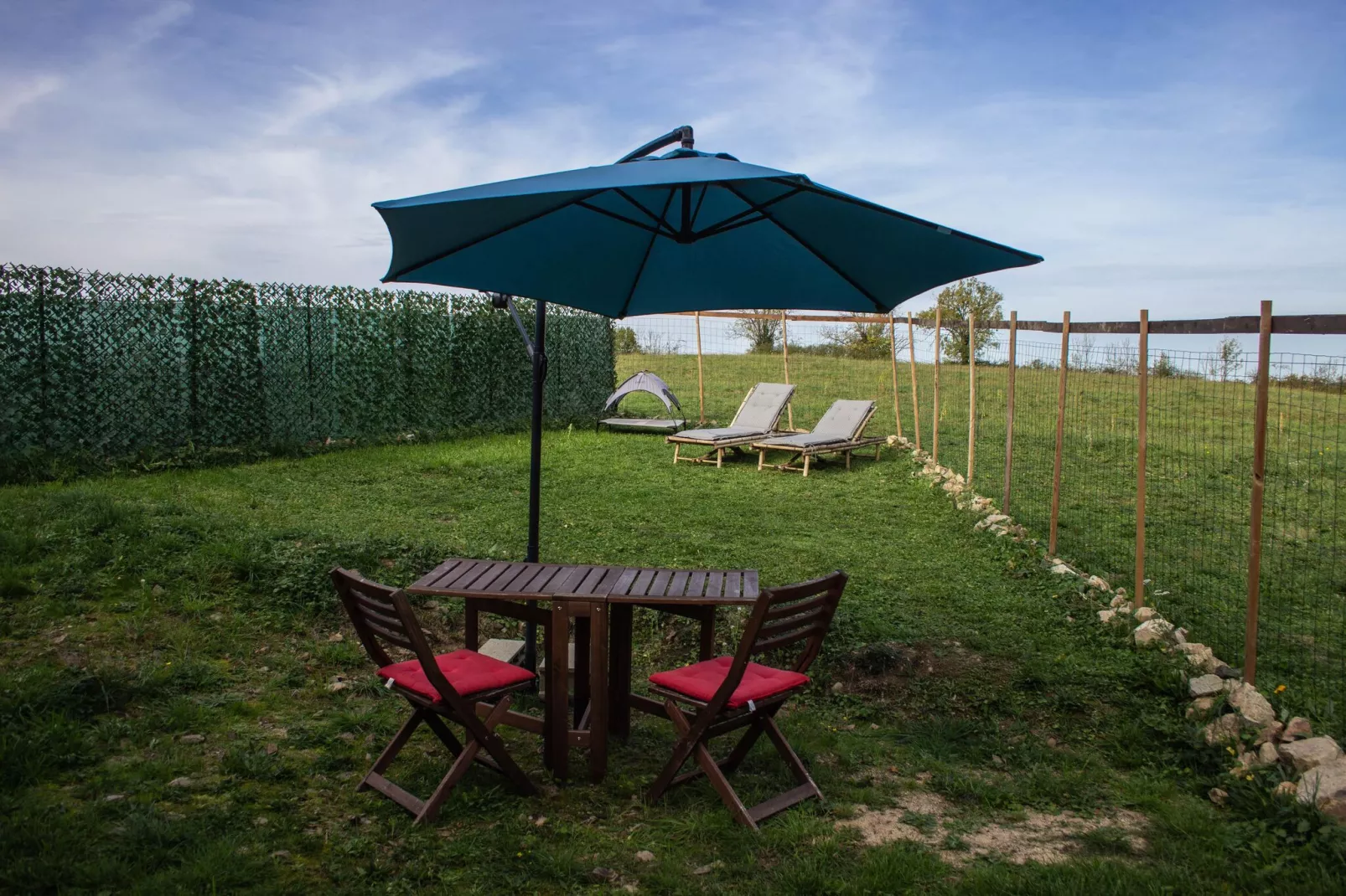 La Ferme Ranciat-Tuinen zomer