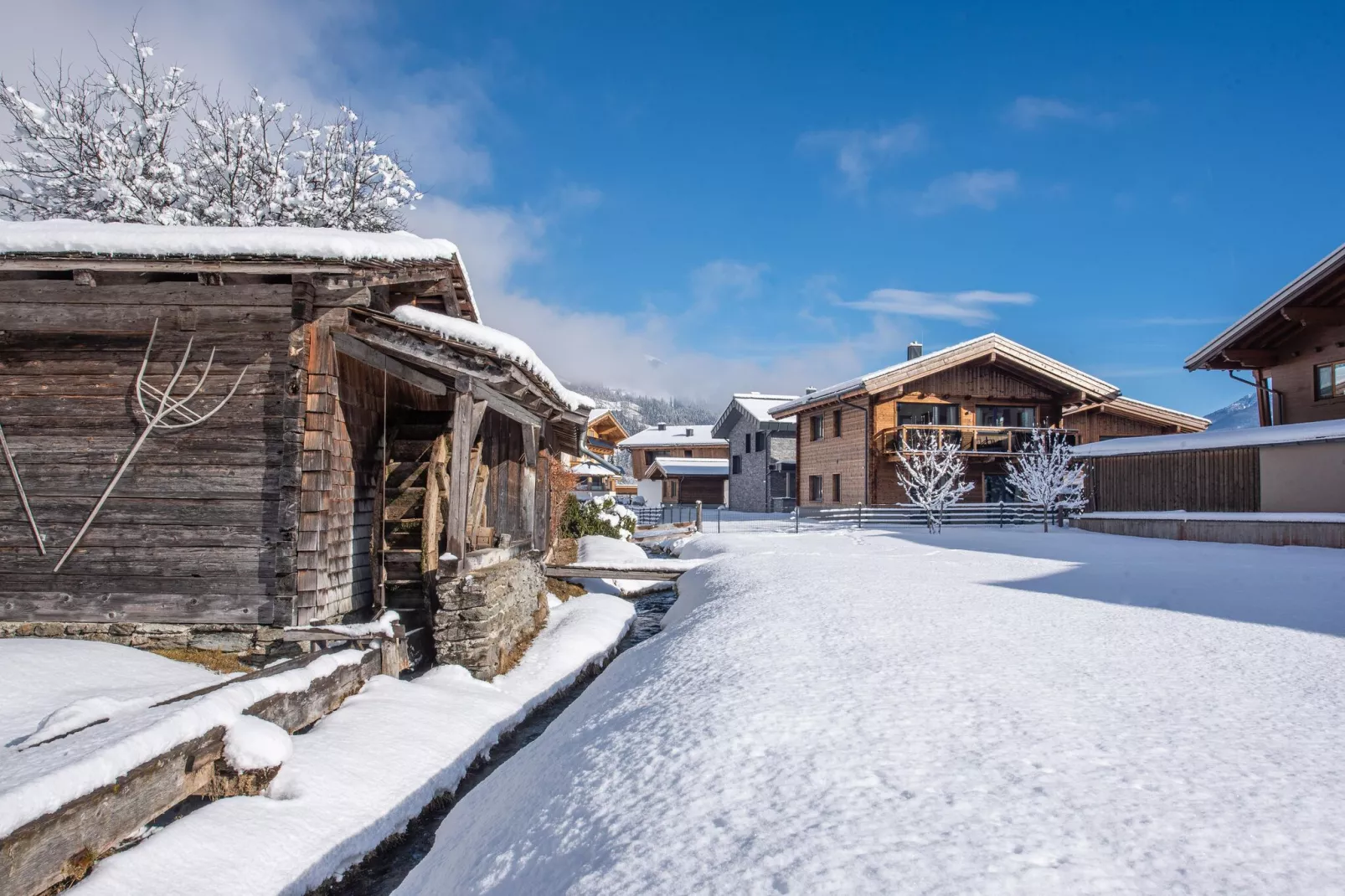 Feriendorf Das Dorf - Mühle-Exterieur winter