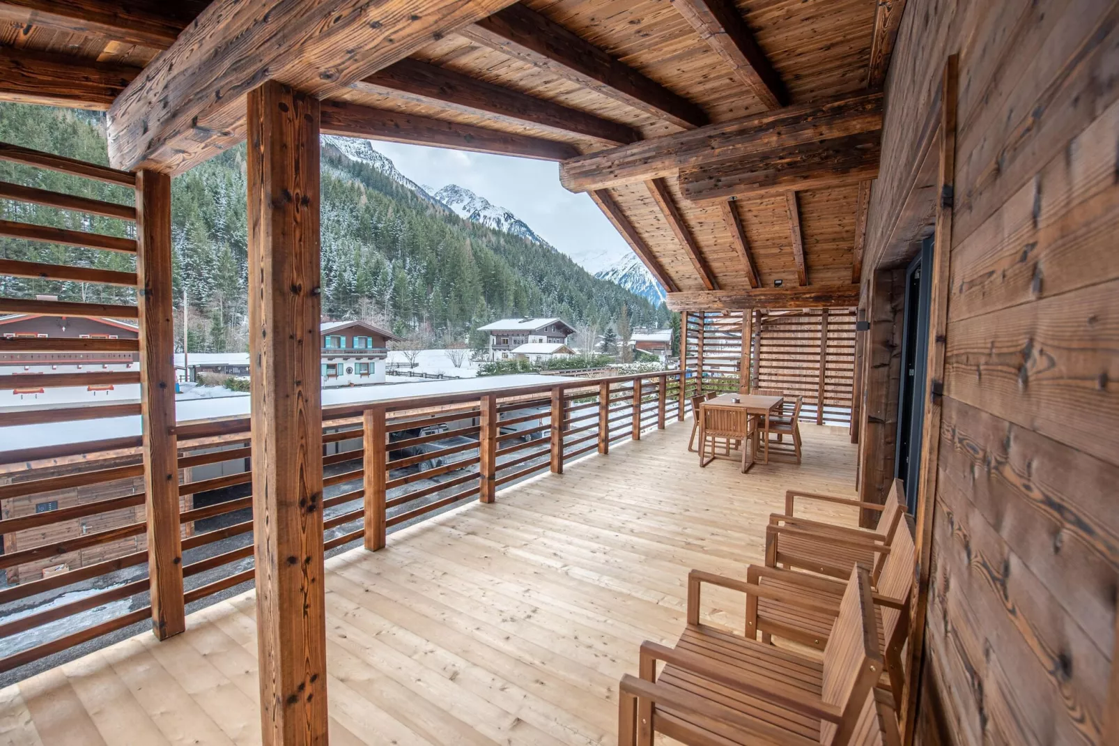 Feriendorf Das Dorf - Bauernhaus-Terrasbalkon