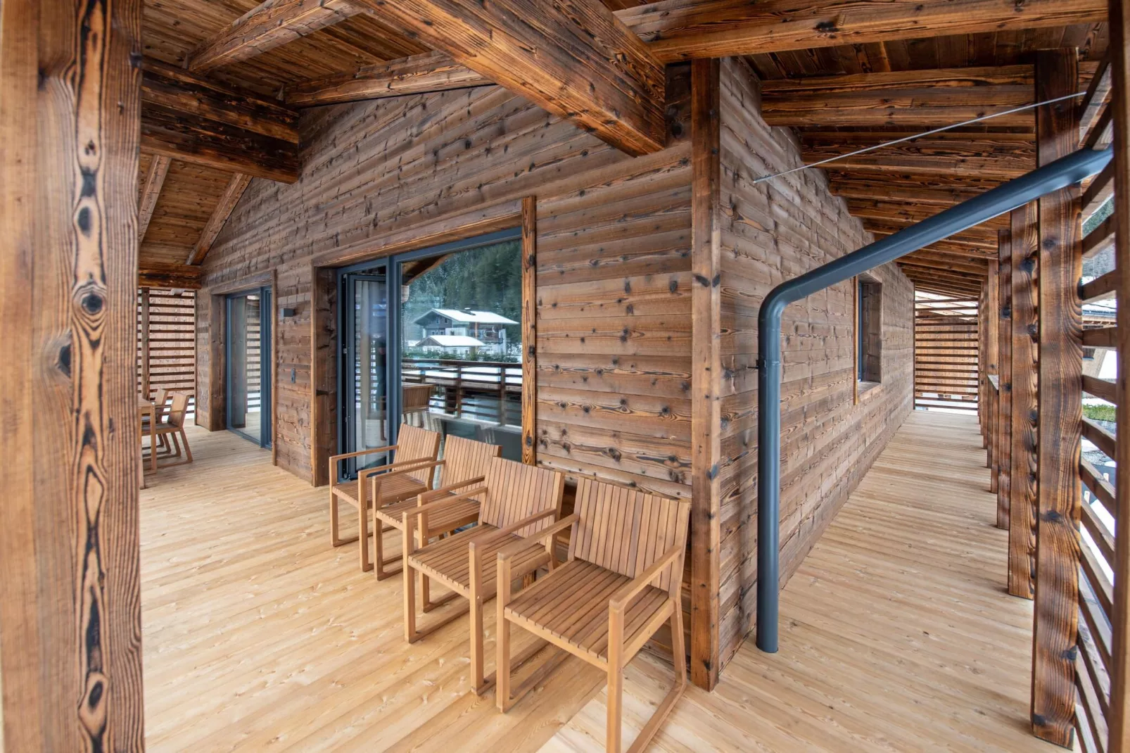 Feriendorf Das Dorf - Bauernhaus-Terrasbalkon