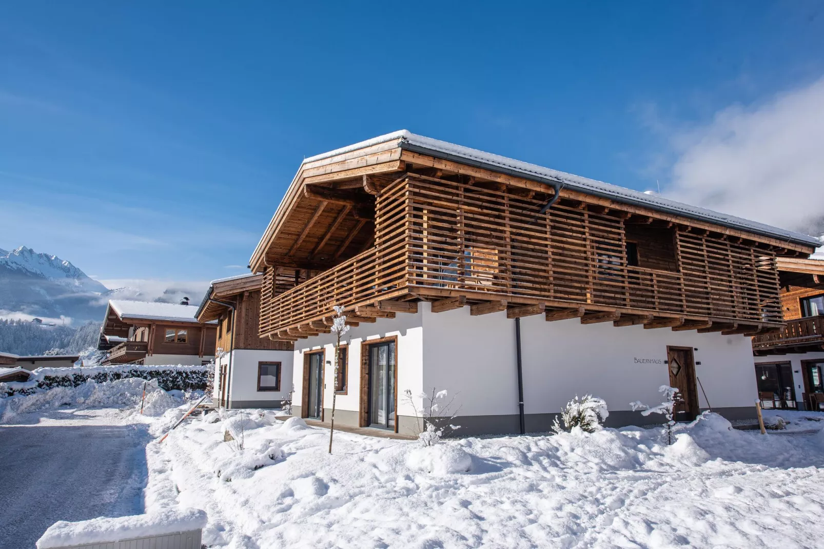 Feriendorf Das Dorf - Bauernhaus-Exterieur winter