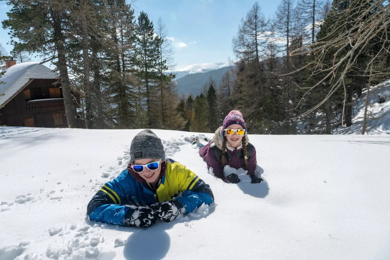 Alpenpark Turrach 1-Gebied winter 1km