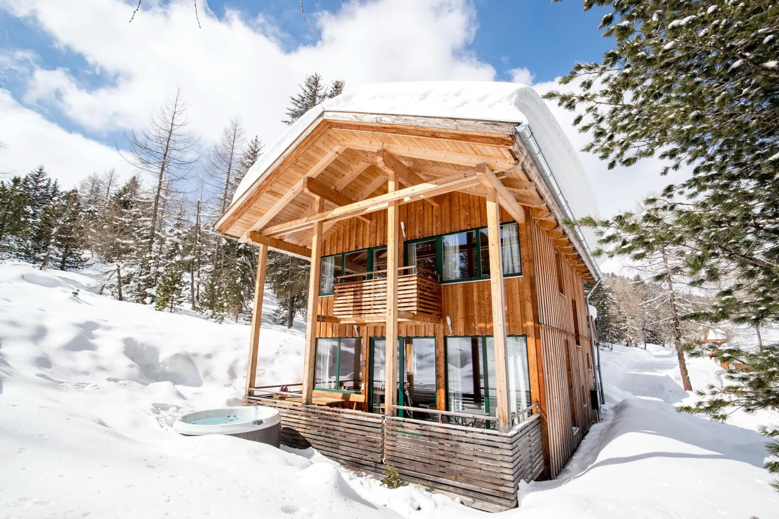 Alpenpark Turrach Chalets 3-Exterieur winter