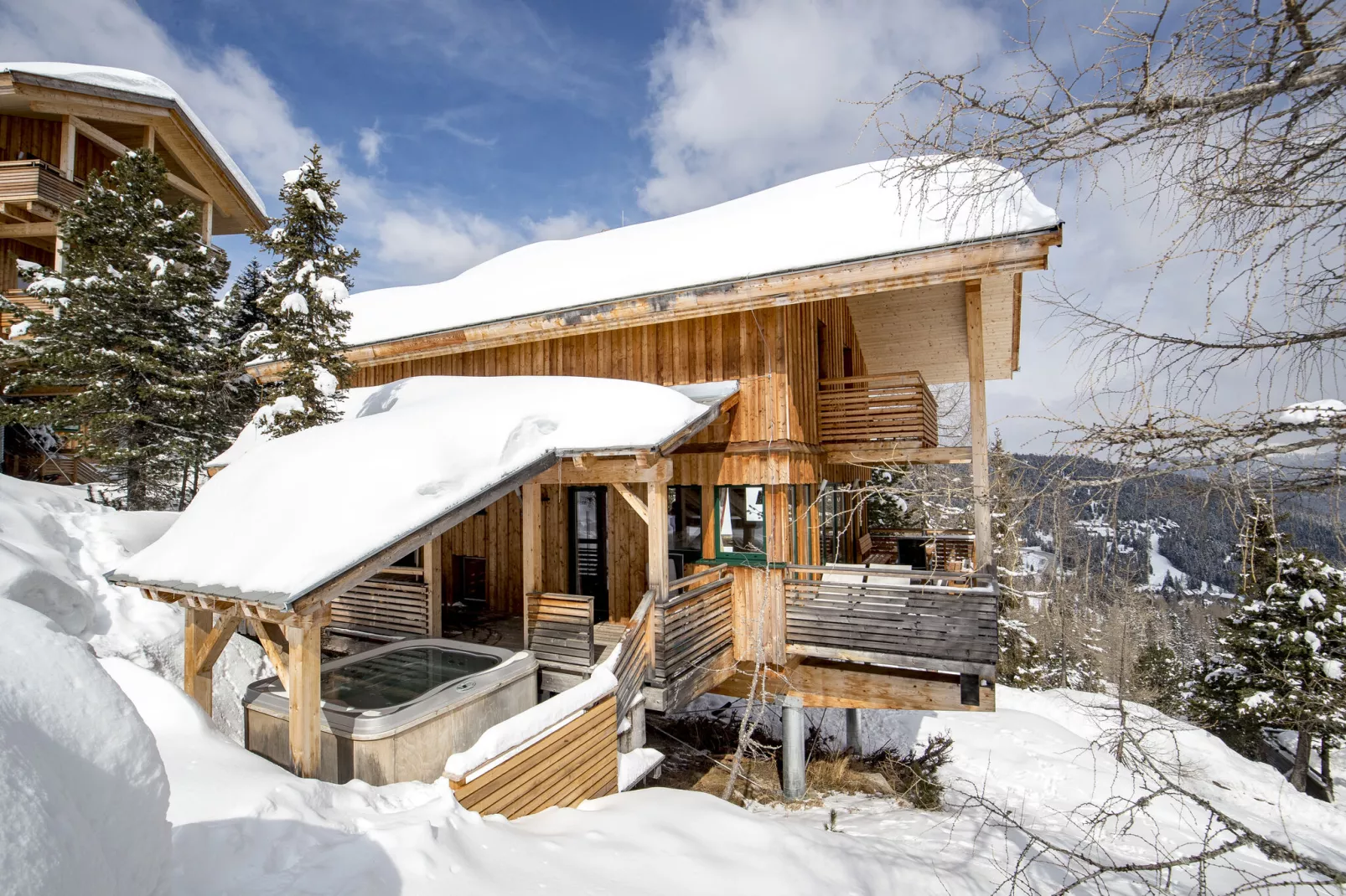 Alpenpark Turrach Chalets 4-Exterieur winter