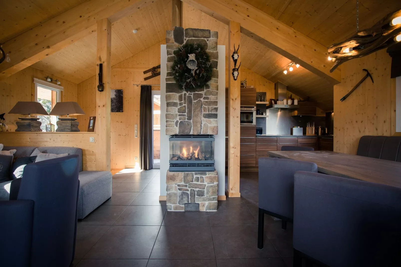Alpenpark Turrach 14-Woonkamer