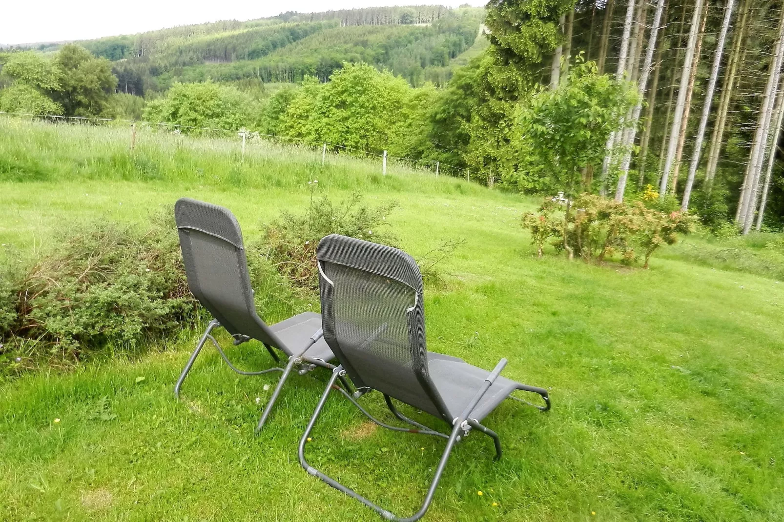 De charme van een houten chalet met een prachtig uitzicht, niet ver van Spa-Uitzicht zomer
