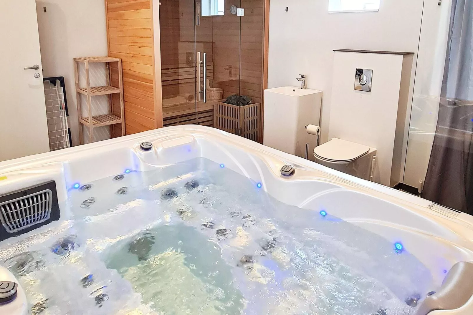 9 persoons vakantie huis in Væggerløse-Sauna