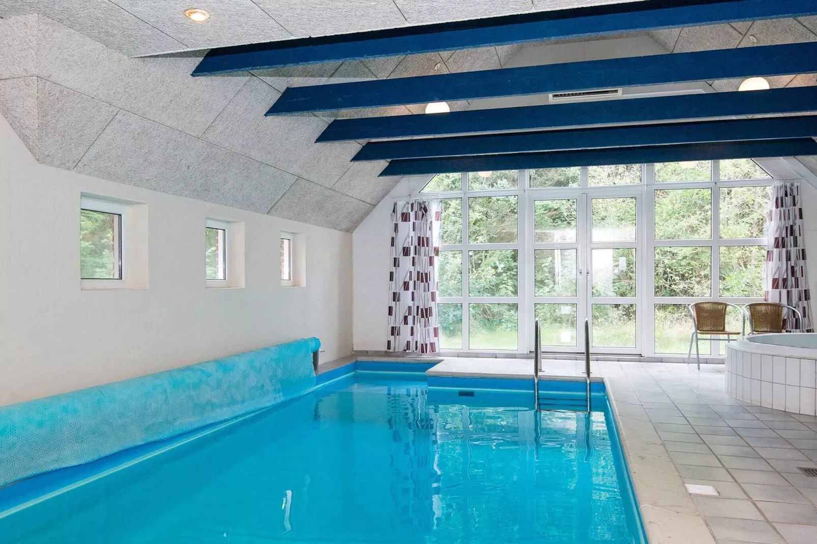 8 persoons vakantie huis in Nørre Nebel-Zwembad