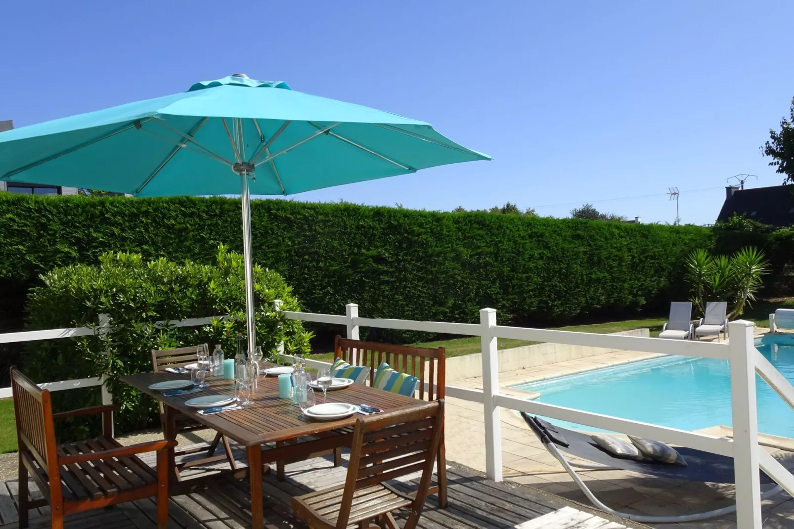 Holiday home Gouesnac'h-Terrasbalkon