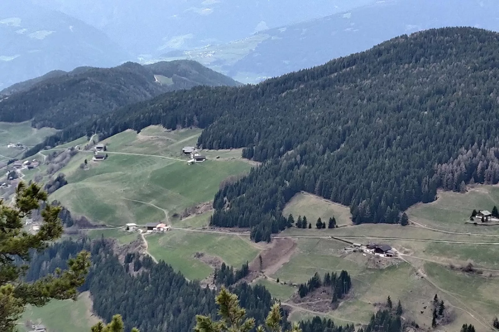 Niedermunthof Villnöß - Sass Rigais-Gebieden zomer 5km